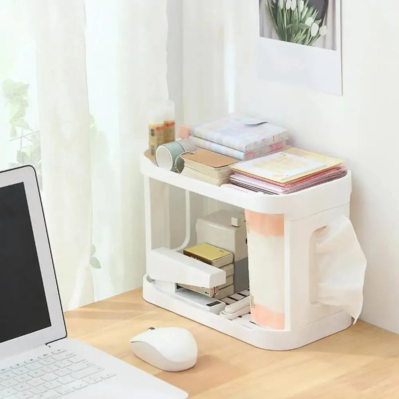 Organizador de Mesa Multifuncional para Cosméticos: Mantenha seus Itens de Beleza Organizados e Acessíveis em um Único Lugar