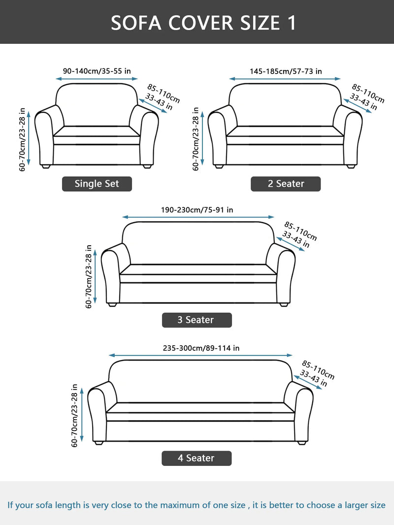 1pc flor impressa elástica capa de sofá antisuciedad elastano capa protetor de móveis para o quarto escritório sala estar decoração casa