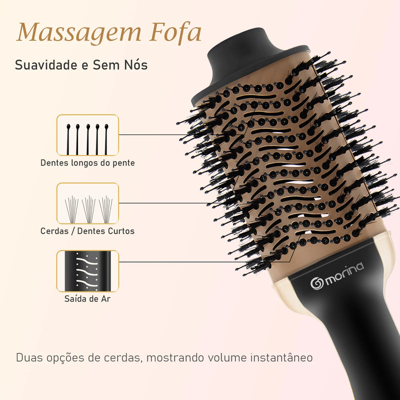 127/220v pente quente elétrico，escova secadora e alisadora，prancha de cabelo profissional，secador de cabelo，do brasil,DOU ROSA