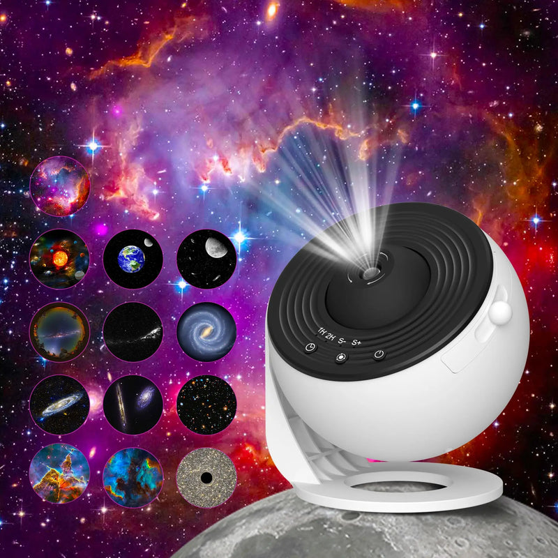 LUZ NOTURNA - Starry Sky Night Light Projector, Galaxy Planetarium Lamp para crianças, quarto, presente de dia dos namorados, decoração do casamento, rotação de 360 °